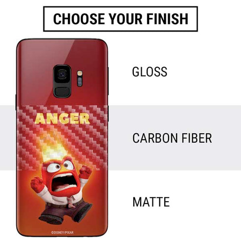 Disney Inside Out Anger Portrait Galaxy S9 Skin